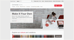Desktop Screenshot of desso-businesscarpets.com